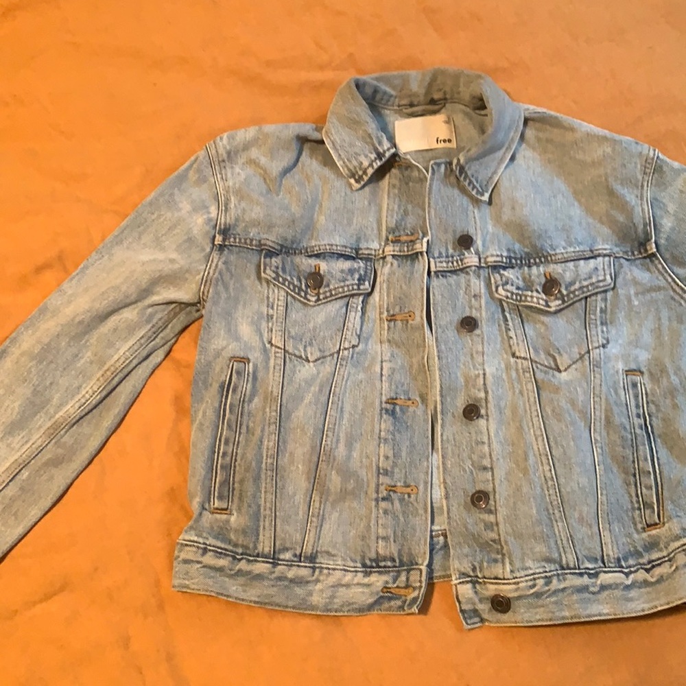 Wilfred free denim jacket in light wash